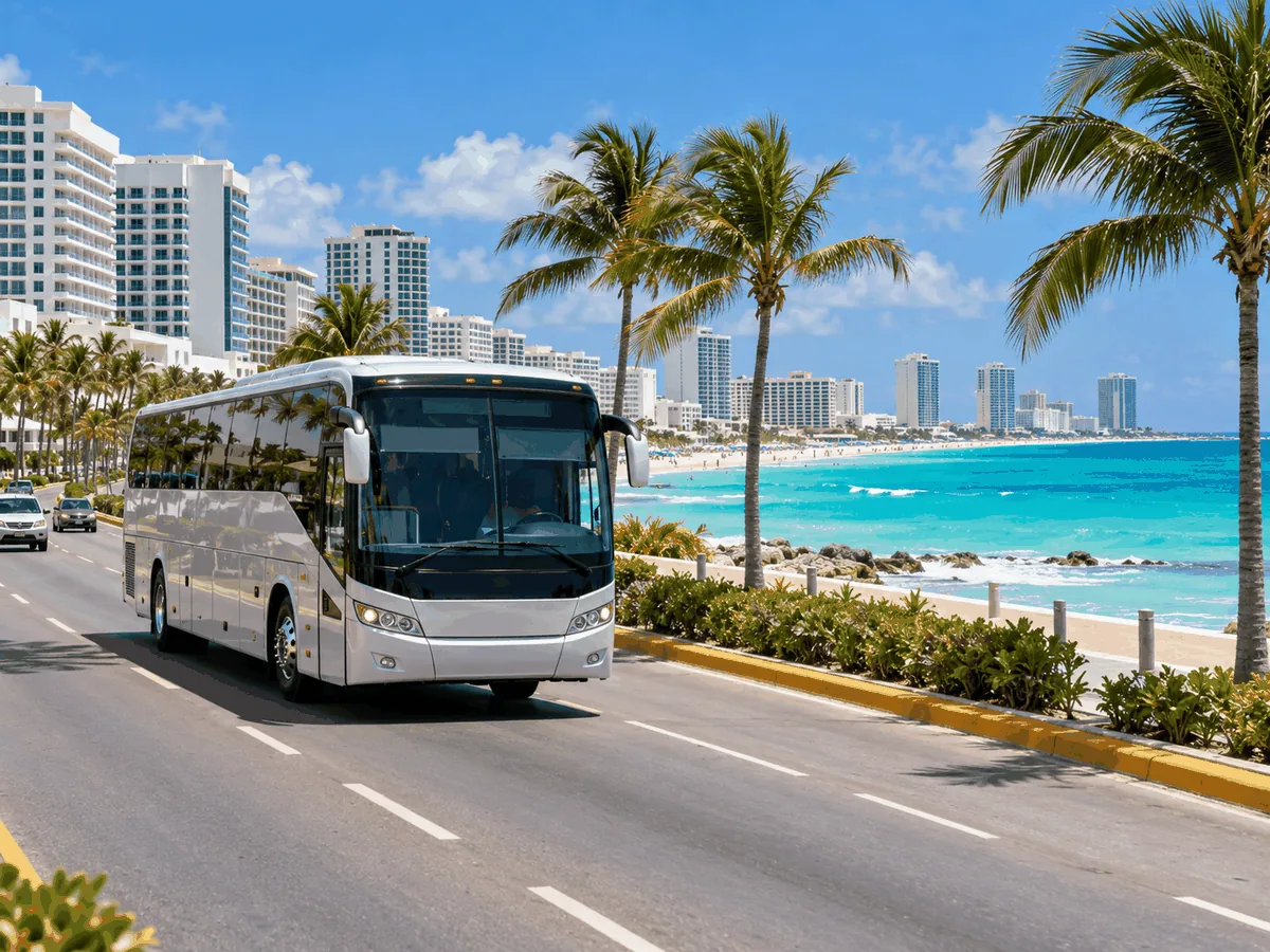 Cancún Hotel Zone Bus Rental