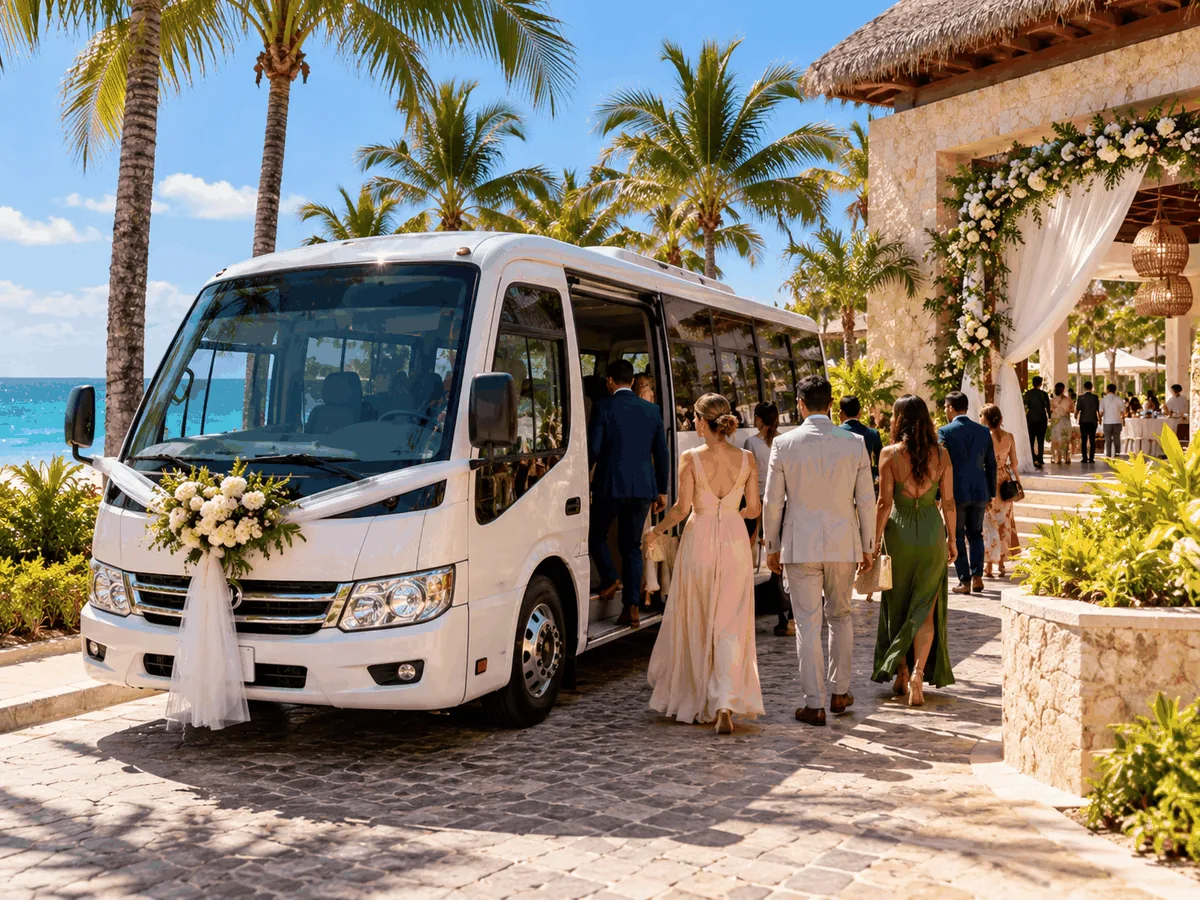Wedding Bus Hire Cancun
